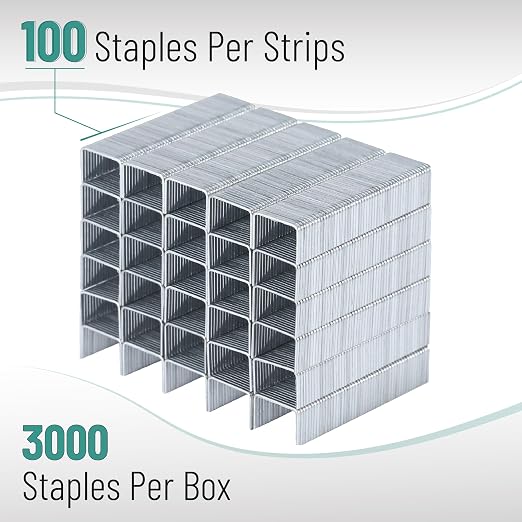 Mr. Pen- Staples for Staple Gun, 3000 Staples, 5/16 inch, 8mm | Light Duty - Image 2