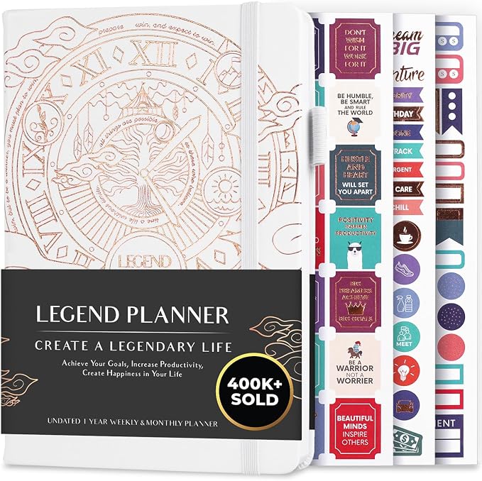Legend Planner – Weekly & Monthly Life Planner to Hit Your Goals & Live by LegendPlanner