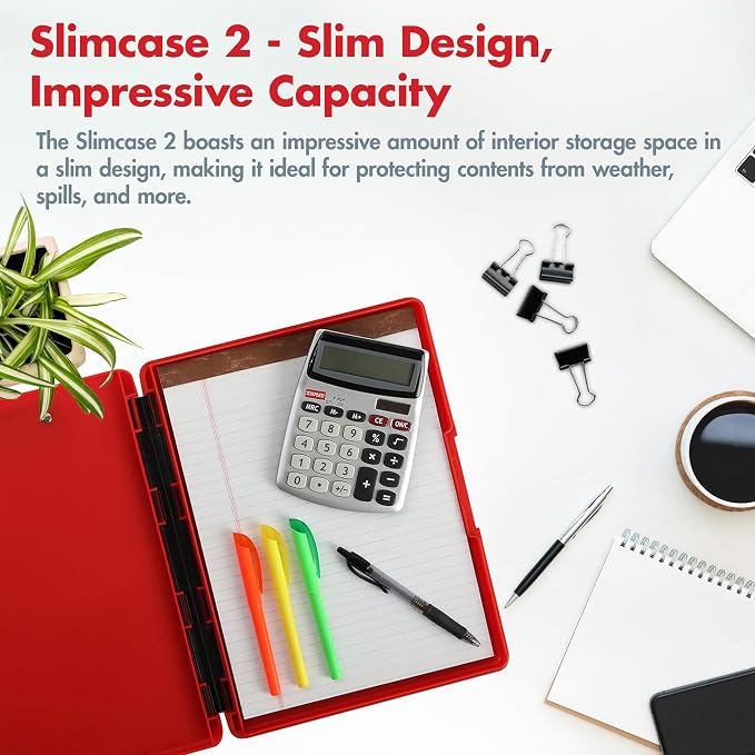 Dexas Slimcase 2 Plastic Clipboard - Image 2