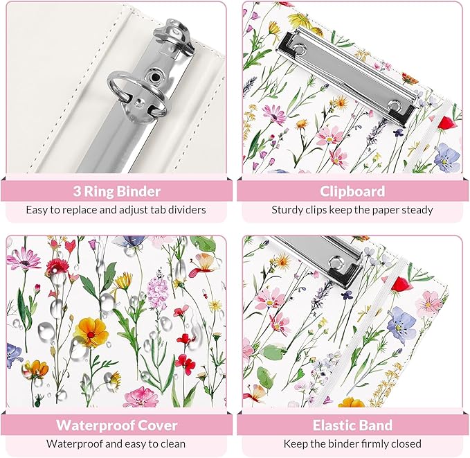 SKYDUE 1 Inch 3-Ring Binder - Image 7