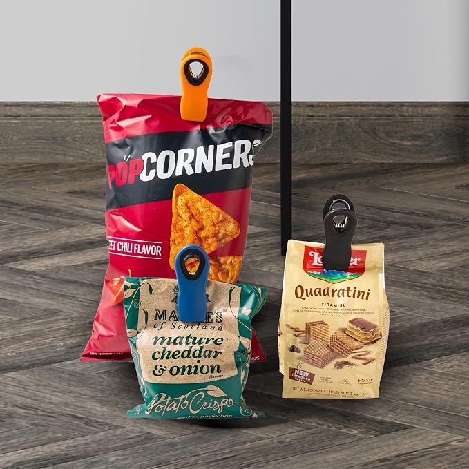 Chip Clips, Bag Clips, Magnetic Bread Food Package - Image 4