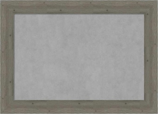 Amanti Art Grey Framed Magnetic Board 31x43 Large Vision Board by AmantiArt