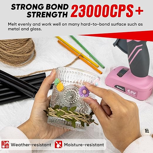 SHALL Full Size Hot Glue Sticks, 0.43” Dia x 8” Long, 100 Pack Black Glue Gun Sticks for All-Temp Glue Guns, Hot Melt Adhesive Glue Sticks Multipurpose for DIY Art Craft Sealing Repair Festival Decor-DeskLoop Office