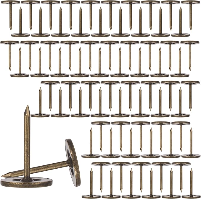 100pcs Flat Head Thumb Tacks for Wall, Heavy Duty Upholstery Push Pins by Unknown