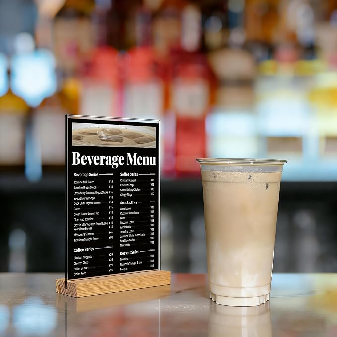 newnewshow 8.5"x11" Acrylic Sign Holder - Image 4