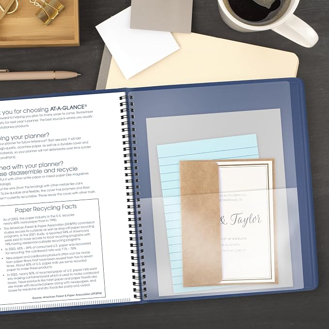 AT-A-GLANCE 2027 Planner, 15-Month Jan-Mar, Unruled Daily Blocks - Image 4
