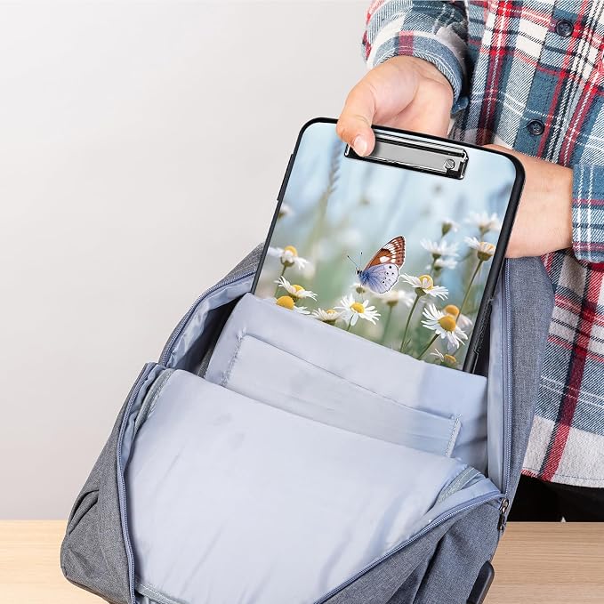 Clipboard with Storage, Heavy Duty Plastic Storage Clipboard with Low Profile - Image 7