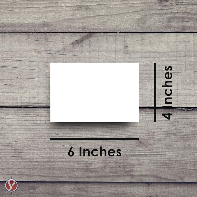 4 x 6" Blank White Memo Pads - Image 5