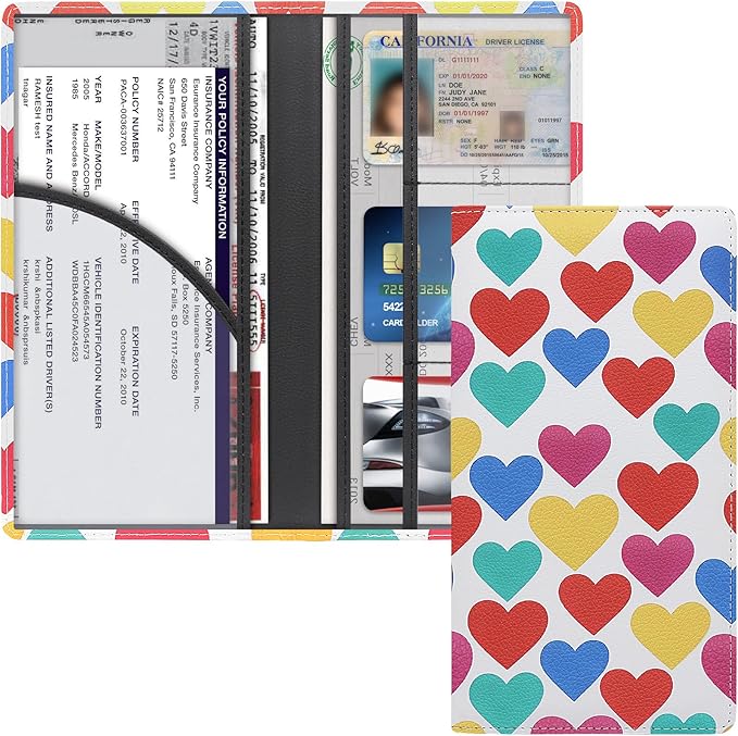 LumiMokki Premium Car Registration & Insurance Card Holder by LumiMokki