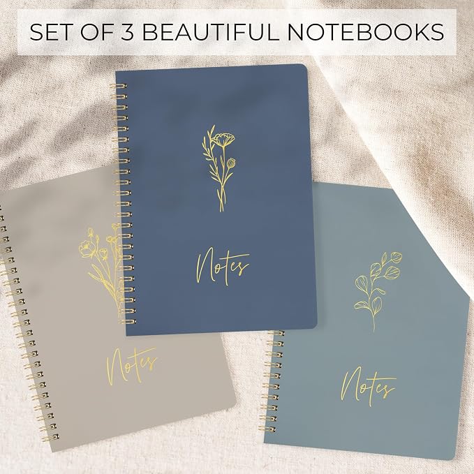 ZICOTO Aesthetic Spiral Notebook Set of 3 - Image 4