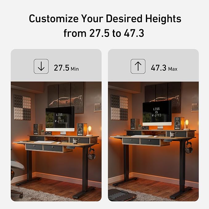 FEZIBO 60'' x 30'' Electric Standing Desk - Image 5