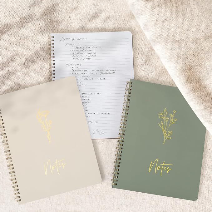ZICOTO Aesthetic Spiral Notebook Set of 3 - Image 2