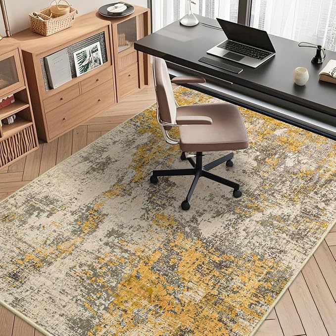 Office Chair Mat for Hardwood Floor, Machine Wash by CHAKME
