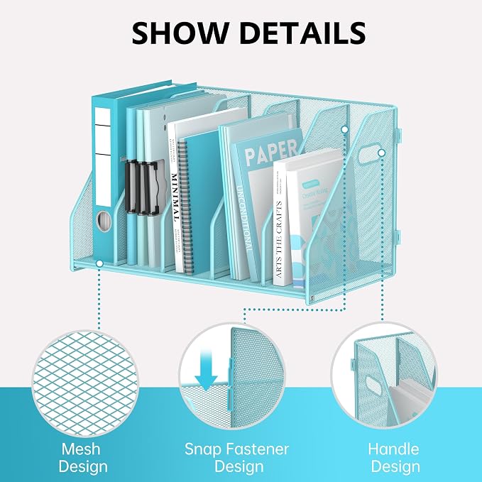 SUPEASY Binder Organizer, Magazine File Holder - Image 4
