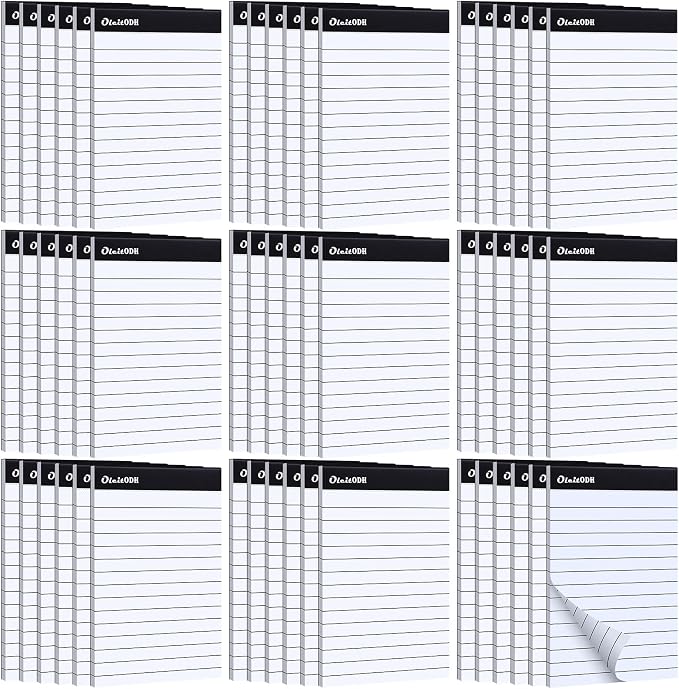 Oleitodh 4x6 Notepads – 48 Pack White Memo Pads Small Writing Pads - Image 8