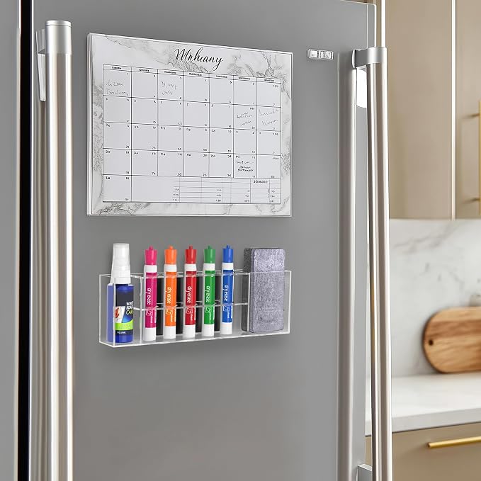 HBlife Acrylic Magnetic Dry Erase Marker Holder - Image 5