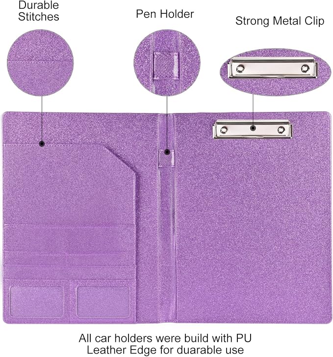Cacturism Padfolio Portfolio Folder, Foldable Letter Size Clipboard Legal Pad - Image 6