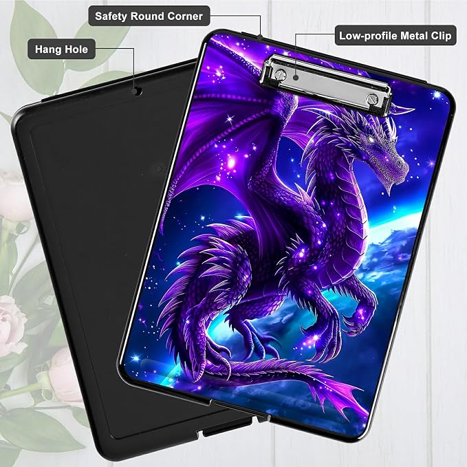 Purple Planet Dragon A4 Clipboard - Image 5