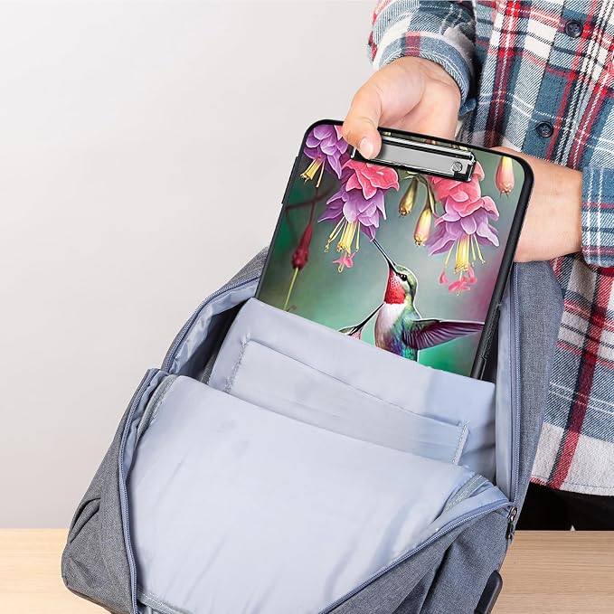 Clipboard with Storage, Heavy Duty Plastic Storage Clipboard with Low Profile - Image 7