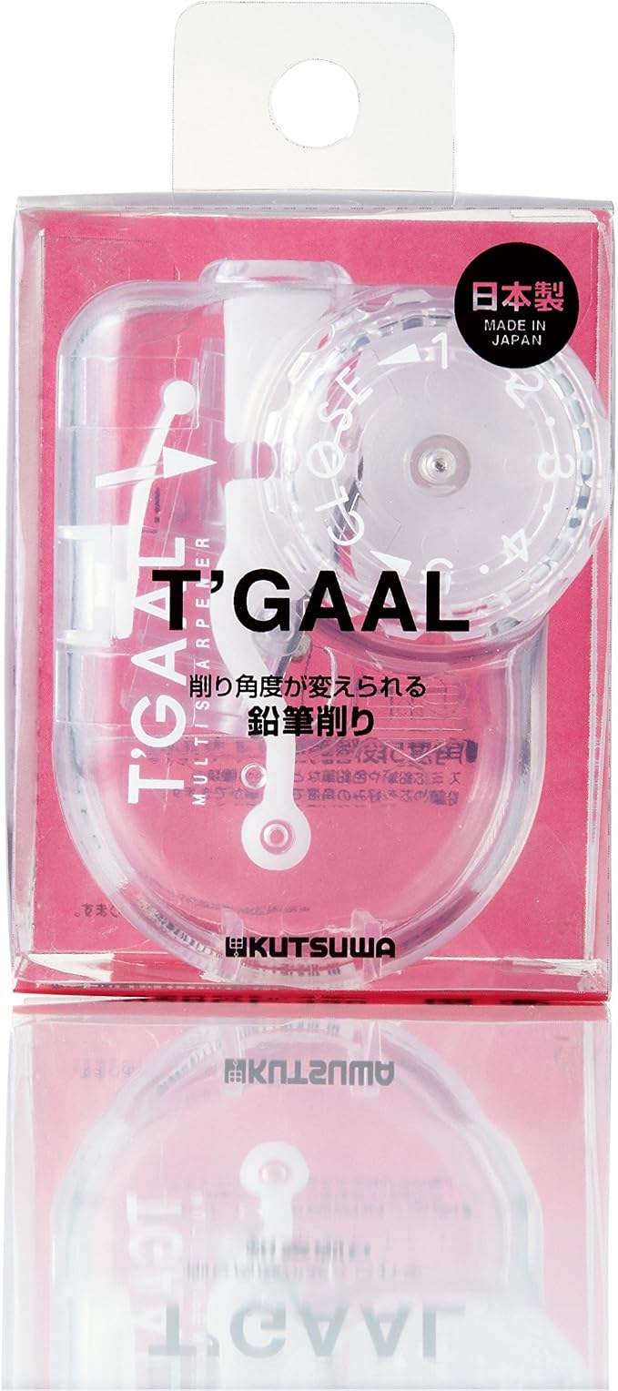 KUTSUWA Hi LiNE T'GAAL Angle Adjustable Pencil Sharpener | Clear, 1 ea. - Image 5