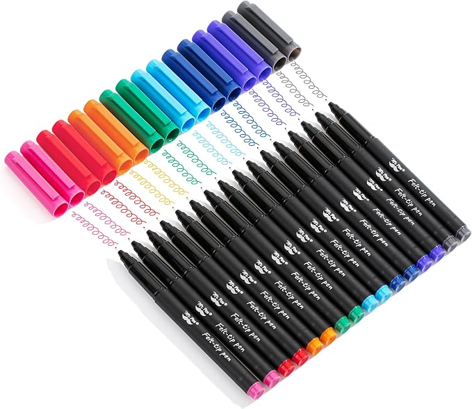 Mr. Pen- Felt Tip Pens, 16 Pack, Fast Dry | Fine Felt Tip Pens - Image 7