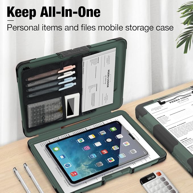 Sooez Toughest Clipboard with Storage, Internal Pen Pouch Included, Letter/ A4 - Image 4