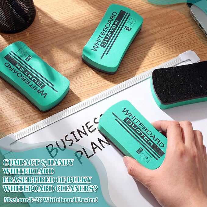 Outus 30 Pcs White Board Erasers Bulk Magnetic Dry Erase Erasers Assorted Color - Image 6