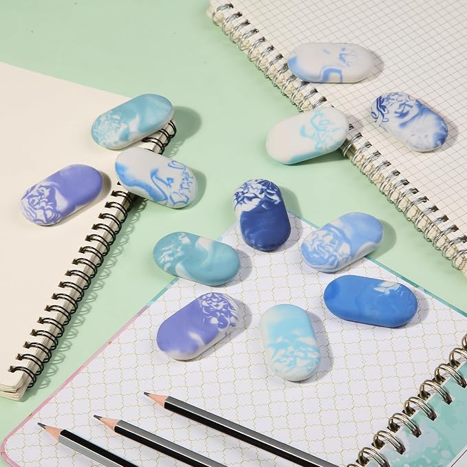 Mr. Pen- Marble Pencil Erasers, 12 Pack, Art Sketching, Clean Smudge-Free - Image 3