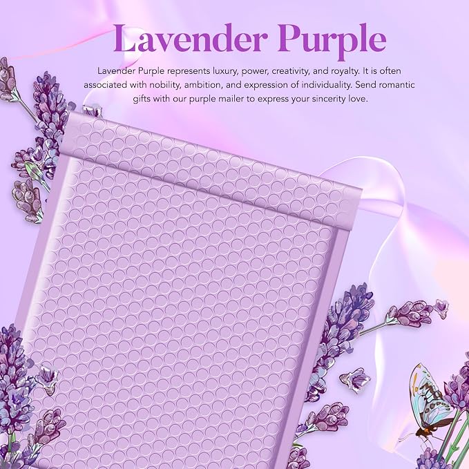Fuxury Bubble Mailers 8.5x12" 40 Pack Large Bubble Envelopes Usable 8.5x11" - Image 2
