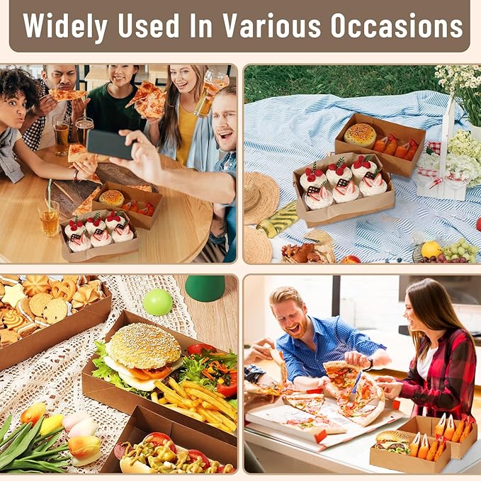 120Pcs 4Lb Paper Food Trays - Image 6