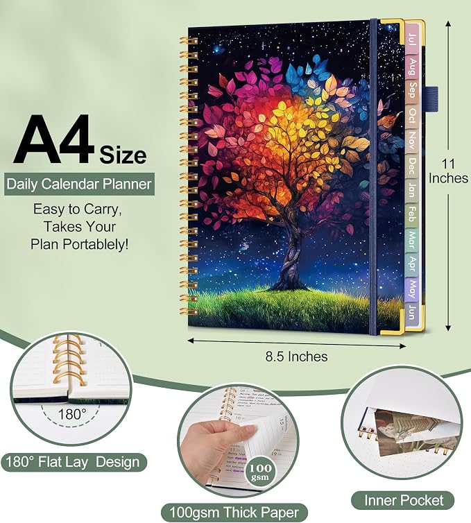 Academic Planner 2026-2027, Hardcover Weekly and Monthly Calendar Planner from - Image 5