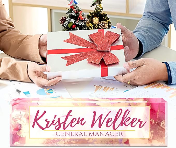 Name Plate for Desk, Desk Name Plate Personalized, Office Decor for Women Men - Image 5