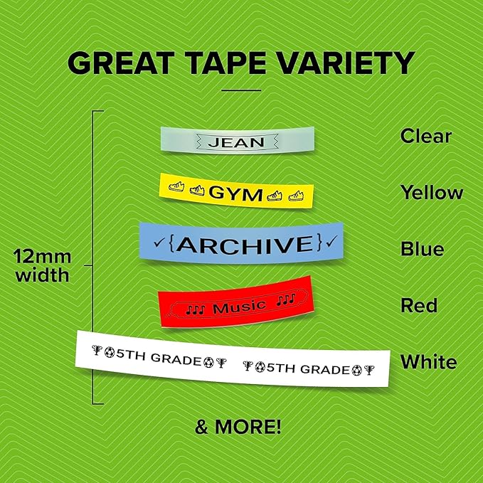DYMO LetraTag 100H Silver Handheld Label Maker & LT Label Tapes, Thermal - Image 3