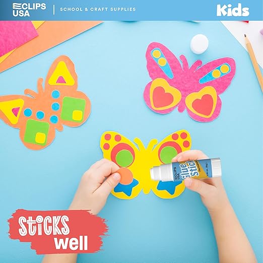 Glue Sticks Bulk (500 Pack), Washable Glue Sticks for Kids, Craft Glue for School Supplies, .28 oz, 8 Grams (500 Pack)-DeskLoop Office