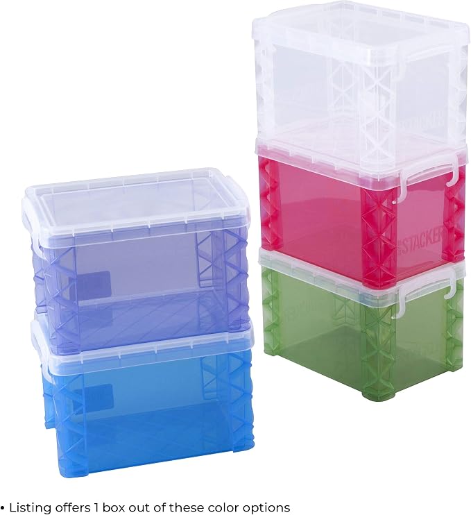 Super Stacker Index Card Box, 4 x 6 Inch Index Cards File Box, Note Holder - Image 6