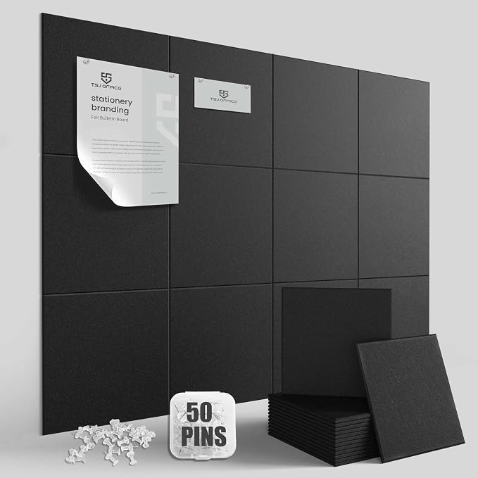 Large Cork Bulletin Board Wall by TSJOFFICE-WipeCleanThinkGreenWorkSmart