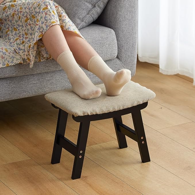 Foot Stool Ottoman Foot Rest Under Desk, Small Stool by Furshus