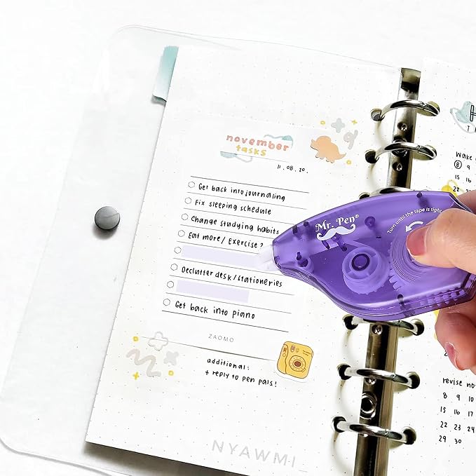 Mr. Pen- Correction Tapes, 7 Pack, 0.2" x 393", Office and School Supplies - Image 6