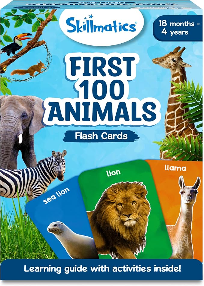 Skillmatics Thick Flash Cards for Toddlers by Skillmatics