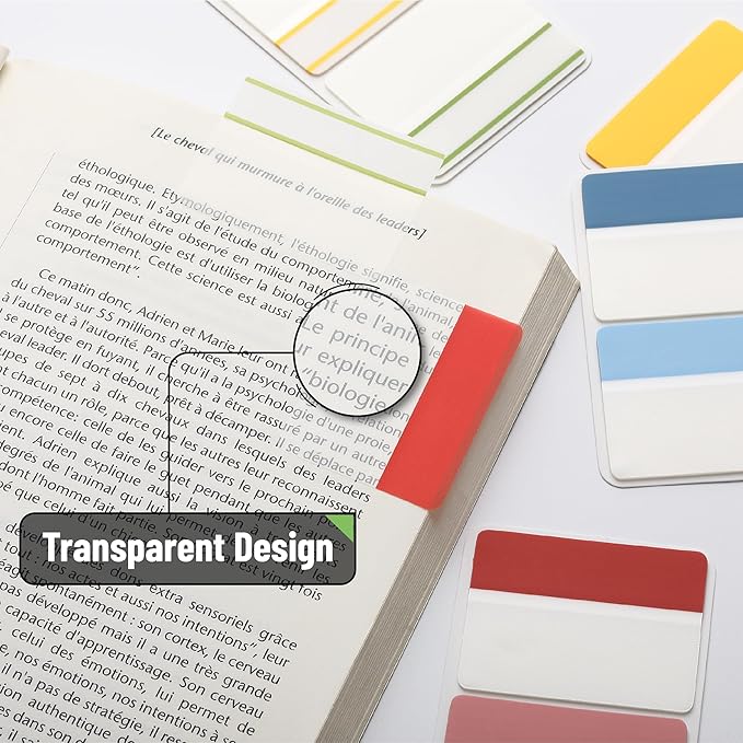 Mr. Pen- Colorful Index Tabs, 500 Pcs, 21 Sets, Sticky Page Markers for Notebooks, Binders and Books-DeskLoop Office