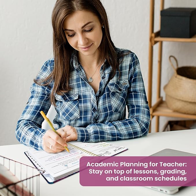 Planner 2026–2027, Academic Monthly Weekly Spiral Calendar, July 2026 – June - Image 7