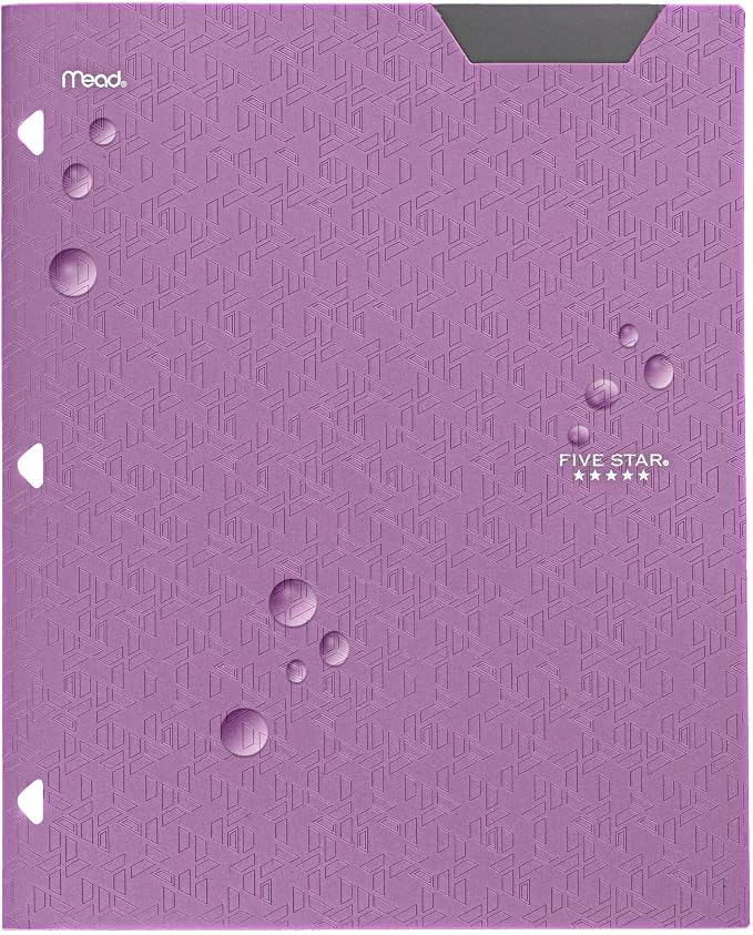 Five Star 2-Pocket Folder, Plastic Folder - Image 5
