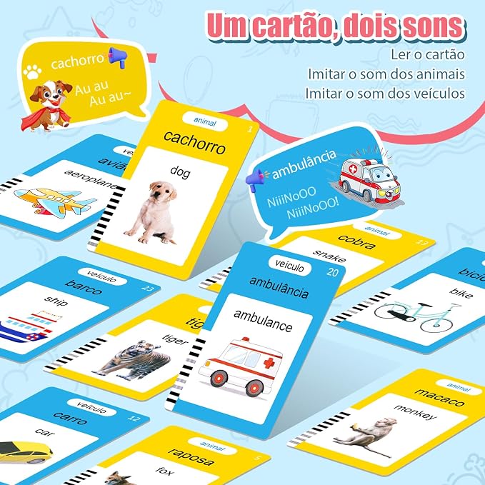 Portuguese & English Talking Flash Cards - Image 6