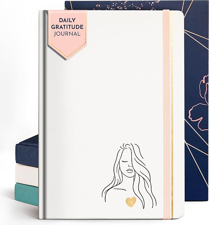 RYVE Daily Gratitude Journal for Women: 6-Month Guided Positivity & Wellness Journal with Prompts - Affirmation, Mindfulness, Self Help & Reflection, Gratitude Journal Notebook, Manifestation Journal-DeskLoop Office