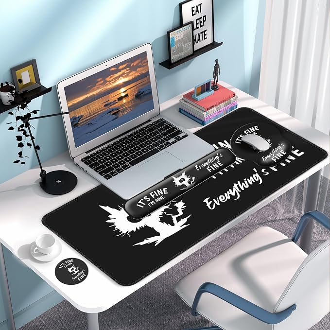 Desk Mat Set + Keyboard and Mouse Pad - Image 4