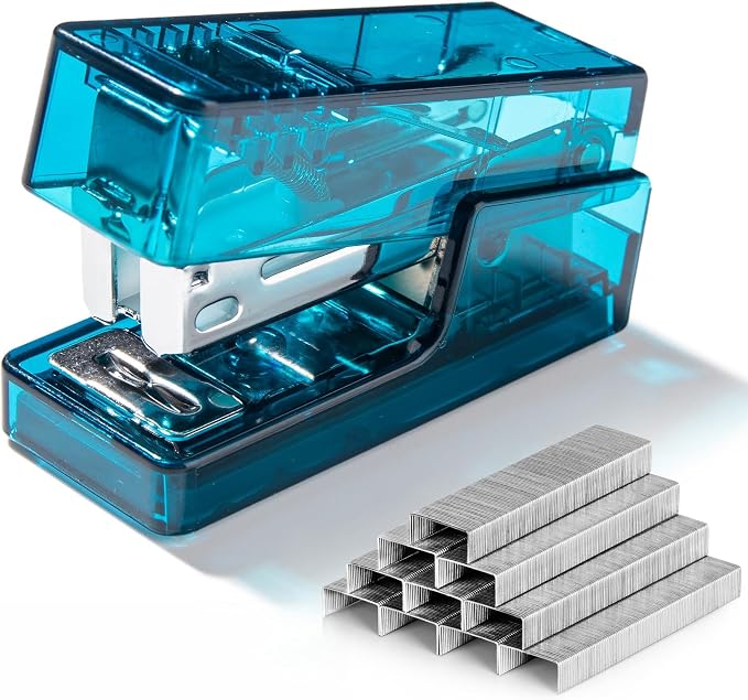 NUSIGN Mini Stapler with 830 Staples, Small Cute Desk Staplers, 25 Sheet by NUSIGN