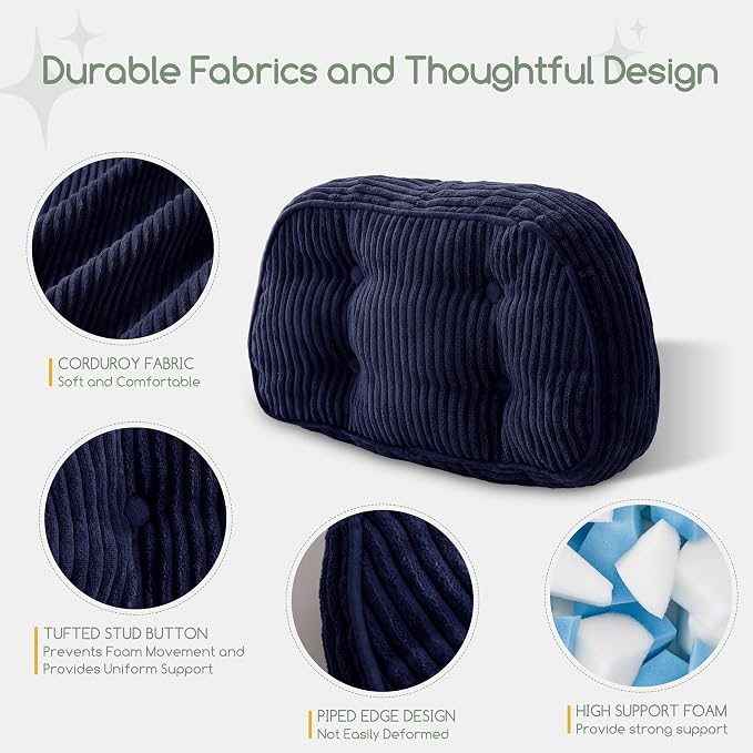 HIGOGOGO Lumbar Support Pillow for Recliner Chair/Accent Chair/Couch/Office - Image 3
