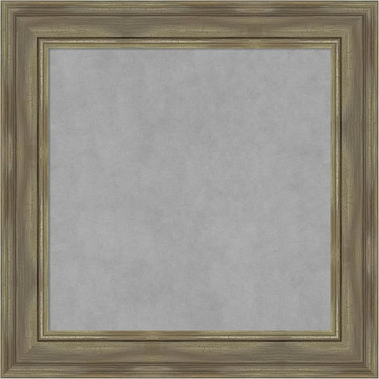 Amanti Art Grey Framed Magnetic Board 26x26 Medium Vision Board by AmantiArt