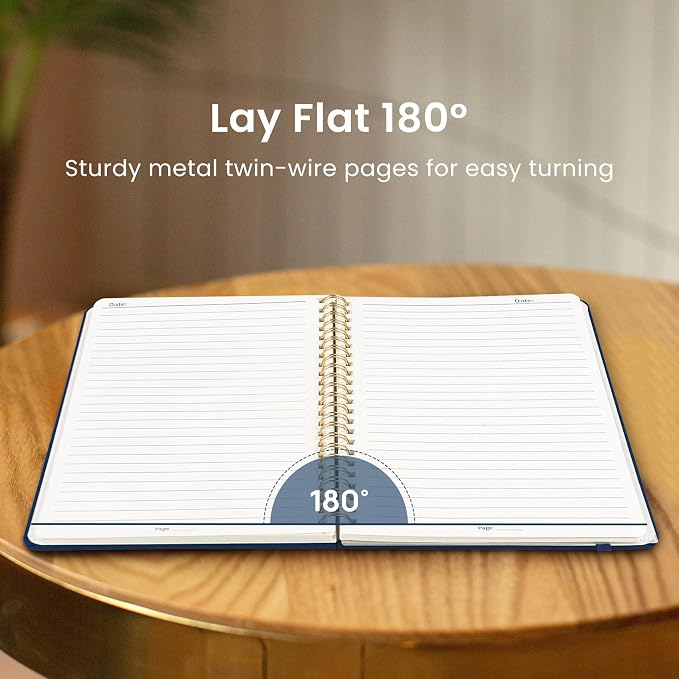 Taja Lined Spiral Journal Notebook - Image 4