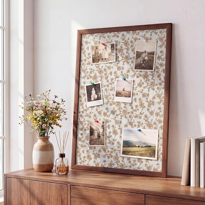 Leinuosen 17" x 23" Linen Cork Board - Image 6